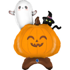 Balão Halloween Abóbora 76cm Grabo