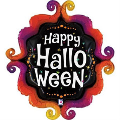 Balão Moldura Halloween 91cm Grabo