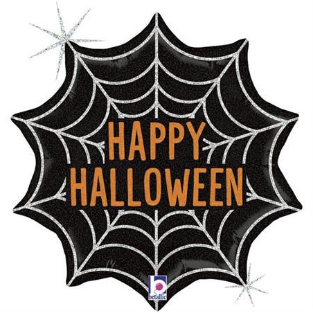 Balão Halloween Teia Aranha 46cm Grabo