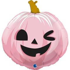Balão Abóbora Funny Rosa 56cm Grabo