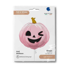 Balão Abóbora Funny Rosa 56cm Grabo