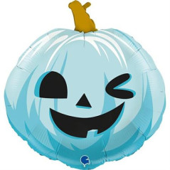 Balão Abóbora Funny Azul 56cm Grabo
