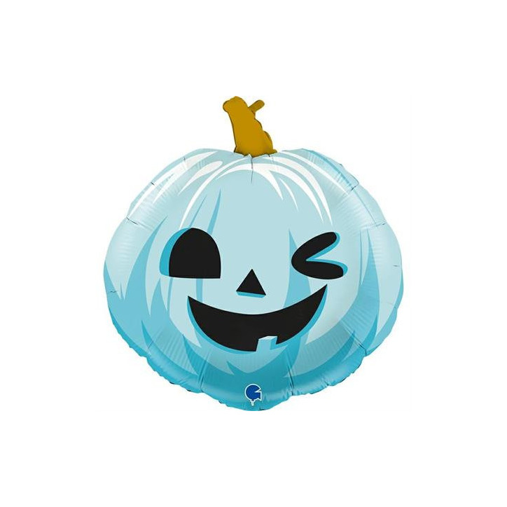 Balão Abóbora Funny Azul 56cm Grabo Balão Abóbora Funny Azul 56cm Grabo