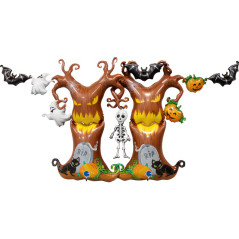 Balão Halloween Árvore Assustadora 152cm Grabo