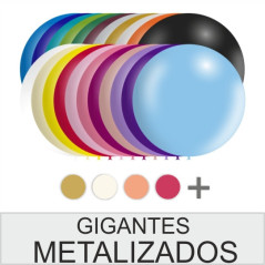 Balões Gigantes Metalizados Latex Esféricos