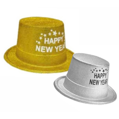 Cartola Happy New year Plástica