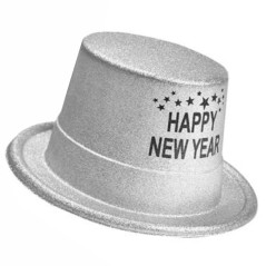 Cartola Happy New year Plástica