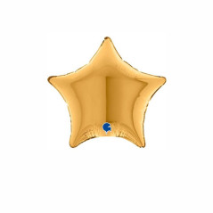 Balão foil Estrela Dourada
