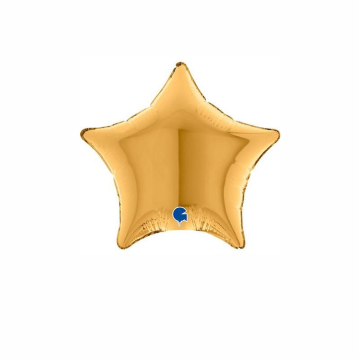 Balão foil Estrela Dourada