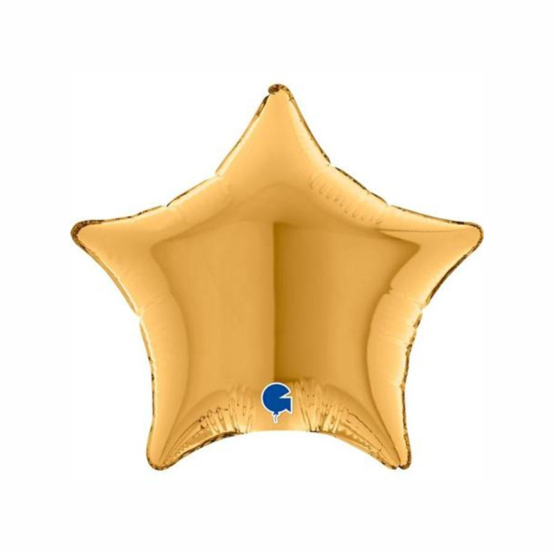Balão foil Estrela Dourada