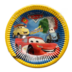 8 Pratos Cars Faisca MCQueen 19,5cm