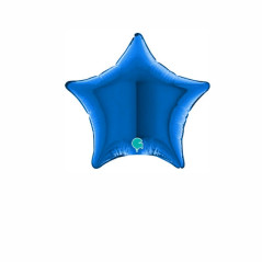 Balão foil Estrela Azul