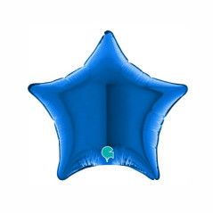 Balão foil Estrela Azul