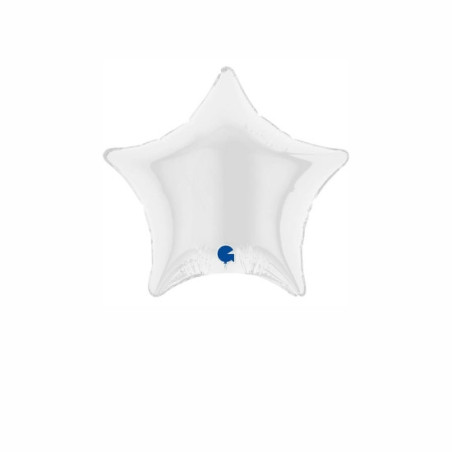 Balão foil Estrela Branca