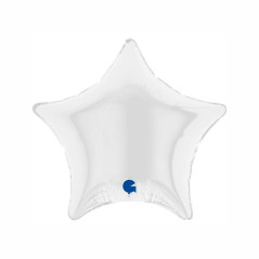 Balão foil Estrela Branca