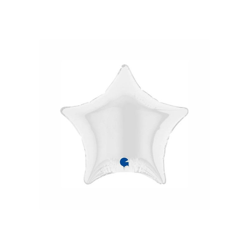 Balão foil Estrela Branca