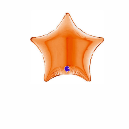 Balão foil Estrela Laranja