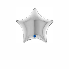 Balão foil Estrela Prata