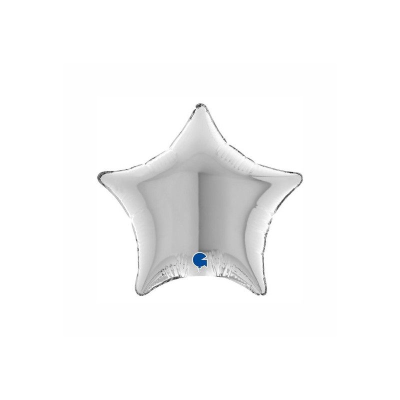 Balão foil Estrela Prata