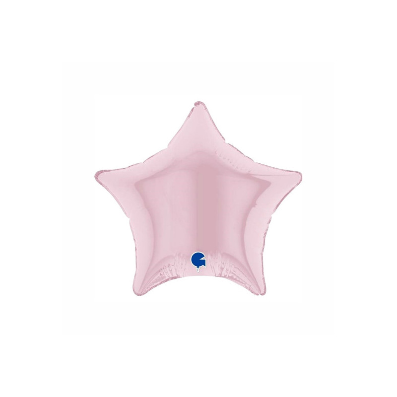 Balão foil Estrela Rosa Pastel