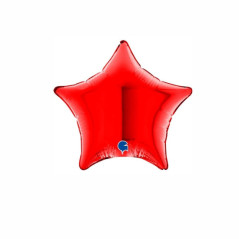 Balão foil Estrela Vermelho