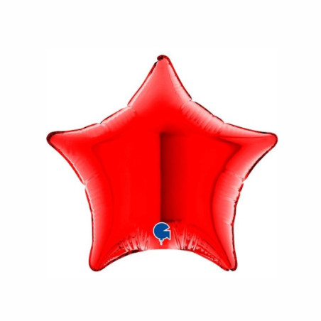 Balão foil Estrela Vermelho