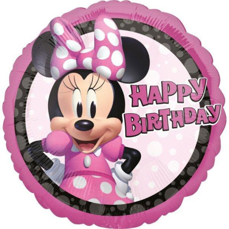 Balão Foil Minnie Happy Birthday