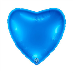 Balão foil Coração Azul