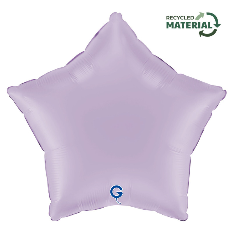 Balão Foil Estrela 45cm Matte Lilás