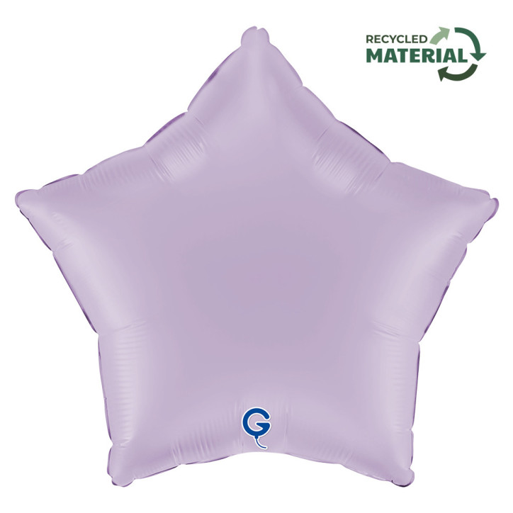 Balão Foil Estrela 45cm Matte Lilás