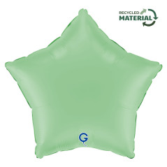 Balão Foil Estrela 45cm Matte Verde