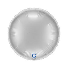 Balão foil Redondo Prata
