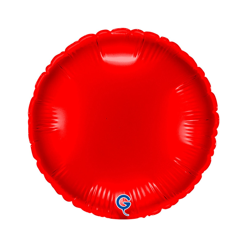 Balão foil Redondo Vermelho