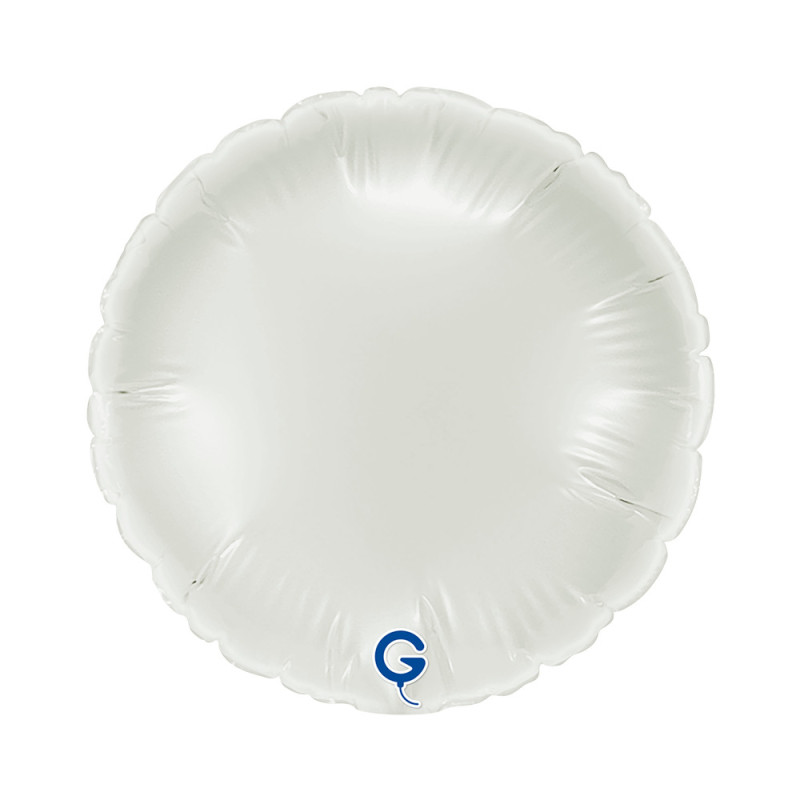 Balão foil Redondo Branco