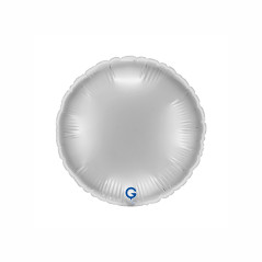 Balão foil Redondo Prata
