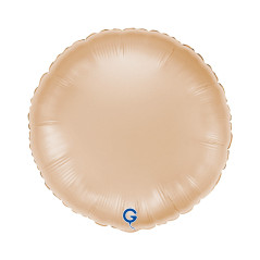 Balão Foil Redondo 46cm Satin Nude