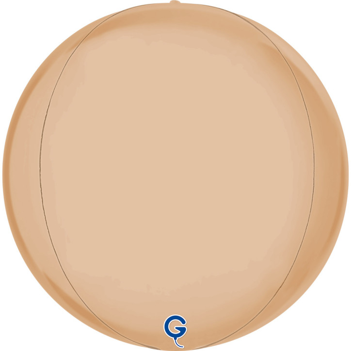 Balão Globo Satin Nude 4D" 38cm Grabo