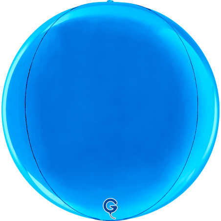Balão Globo Azul 29cm 4D Grabo