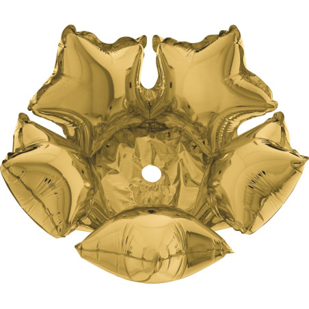 Balão Estrela Deco Ouro 36cm Grabo