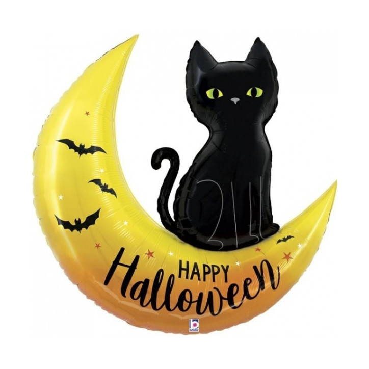 Balão Lua Halloween 104cm Grabo Balão Lua Halloween 104cm Grabo