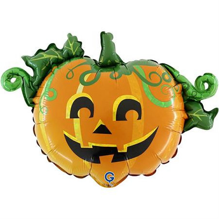 Balão Mini Abobora Halloween 33cm Grabo