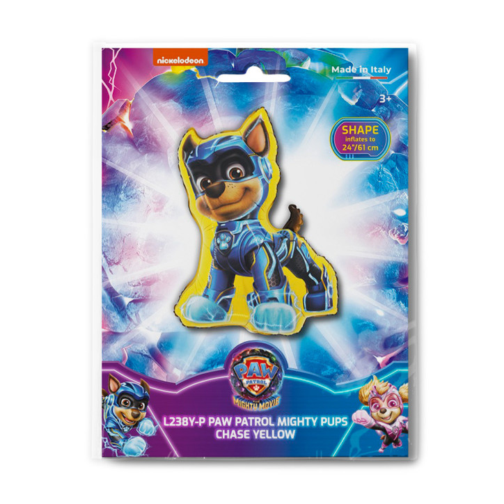 Balão Paw Patrol Chase Yellow 61cm