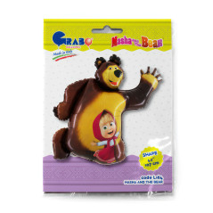 Balão Masha e Urso 107cm Grabo
