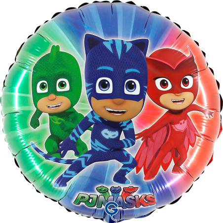 Balão Pj Masks Redondo 61cm Grabo