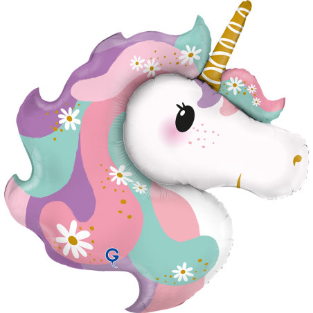 Balão Hippie Unicornio 81cm