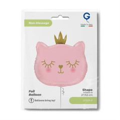 Balão Princesa Gata Rosa 53cm Grabo