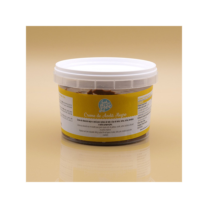 Creme de Avelã Negro 500Gr