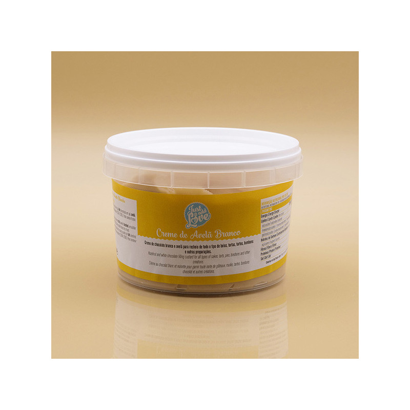 Creme Avelã Branco 500Gr