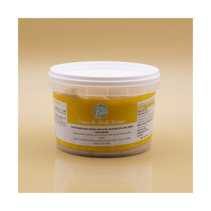 Creme Avelã Branco 500Gr