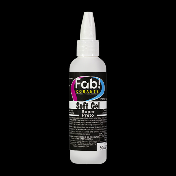 SoftGel Super Preto 60Gr